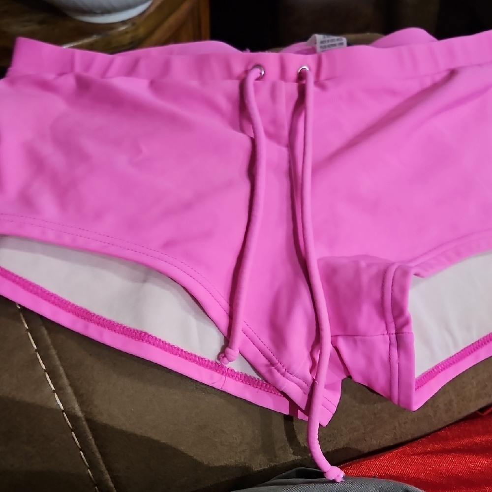 Pink Drawstring Shorts